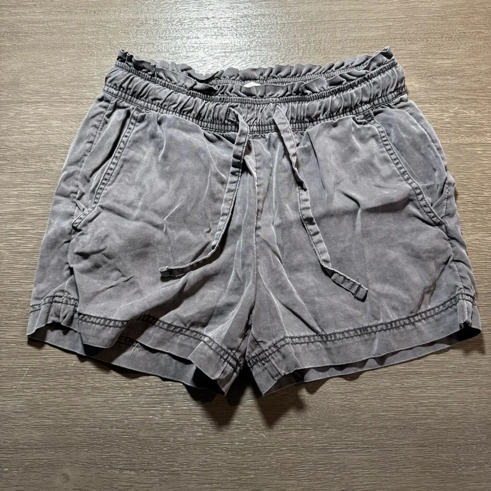 C&C California Shorts Lyocell Dark Grey Drawstring XS